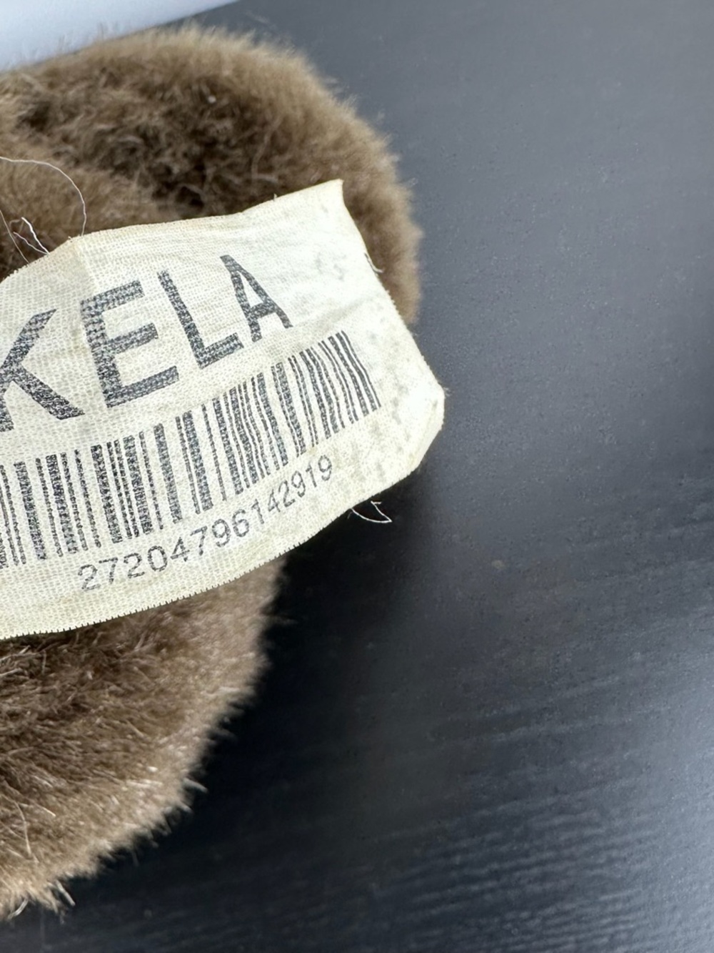 IKEA Rare Kela Monkey Gorilla 6" Brown Plush Stuffed Animal Chimp Ape - Picture 5 of 6